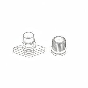 Крышка полимерная Doypack Spout c горловиной (Арт.3502)